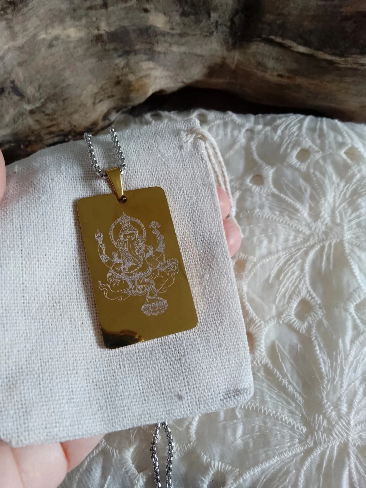 Collier carpe diem boeddhistisch medaillon – photo 3